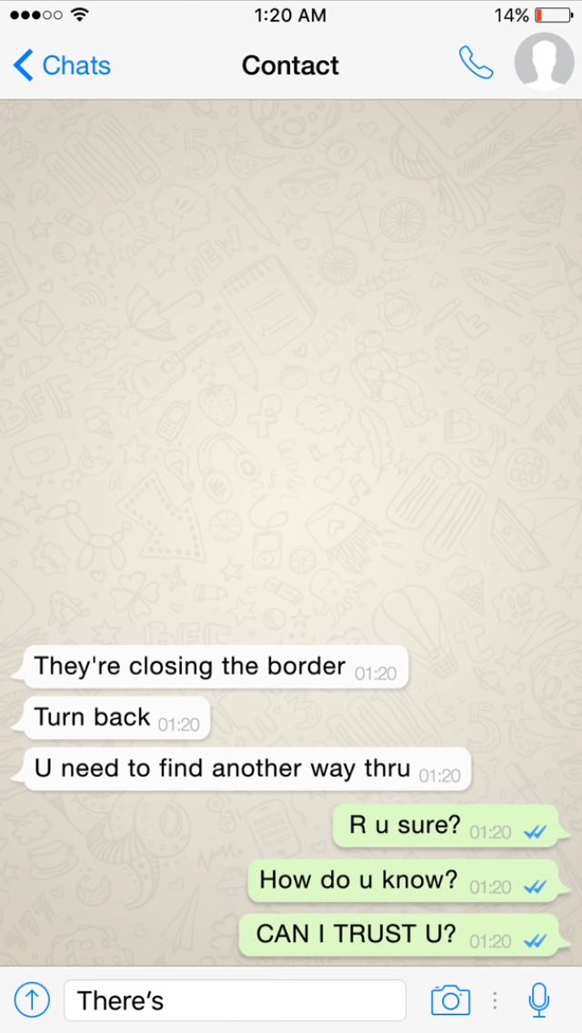 decorrespondent's tweet image. Video: Dit zien vluchtelingen op hun smartphone decorrespondent.nl/4980/Dit-zien-…