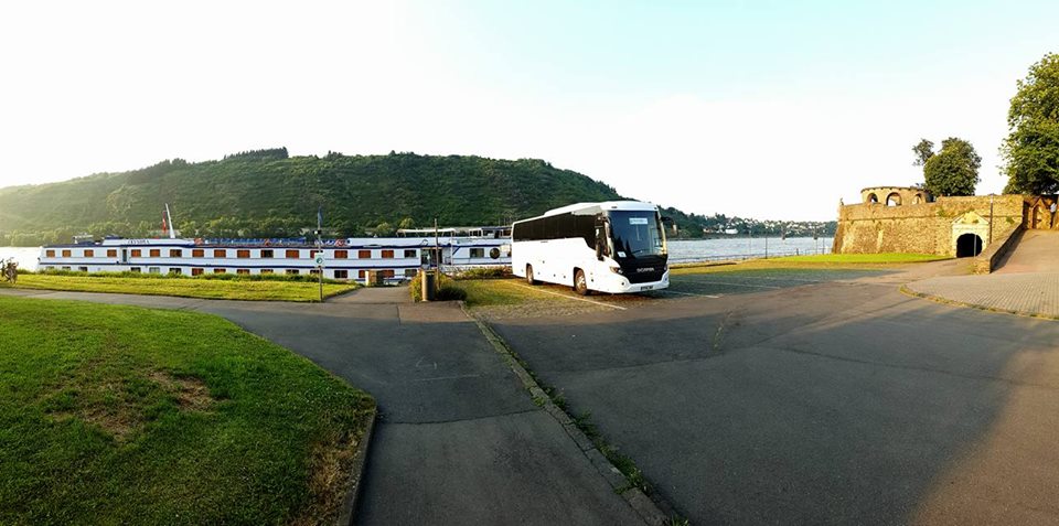 CoachesHodgsons's tweet photo. Arriving in Germany yesterday bringing passengers for another #NewmarketHolidays river cruise.#Hodgsonscoaches https://t.co/MpwLNUbGDI