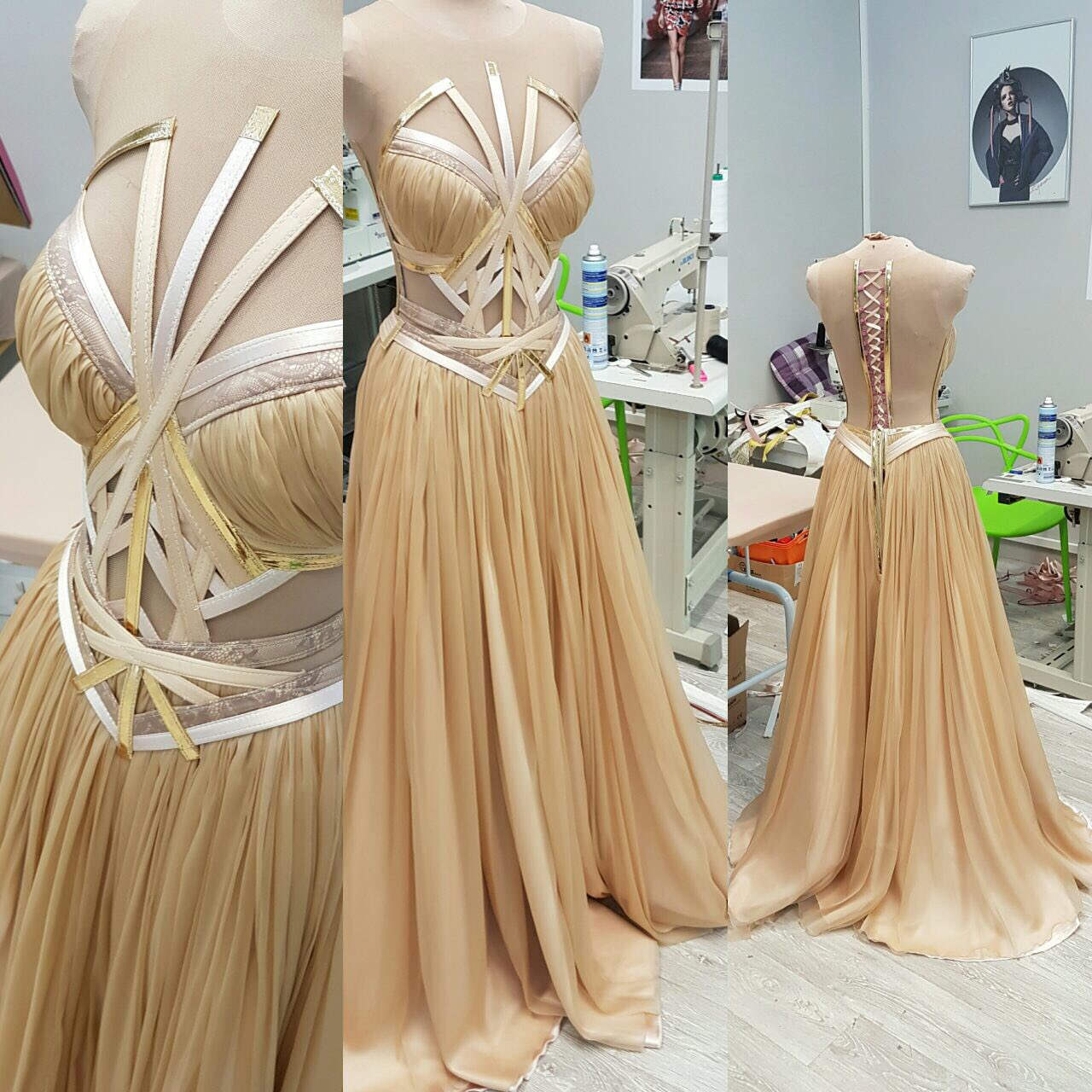 Zigman corset shop dress
