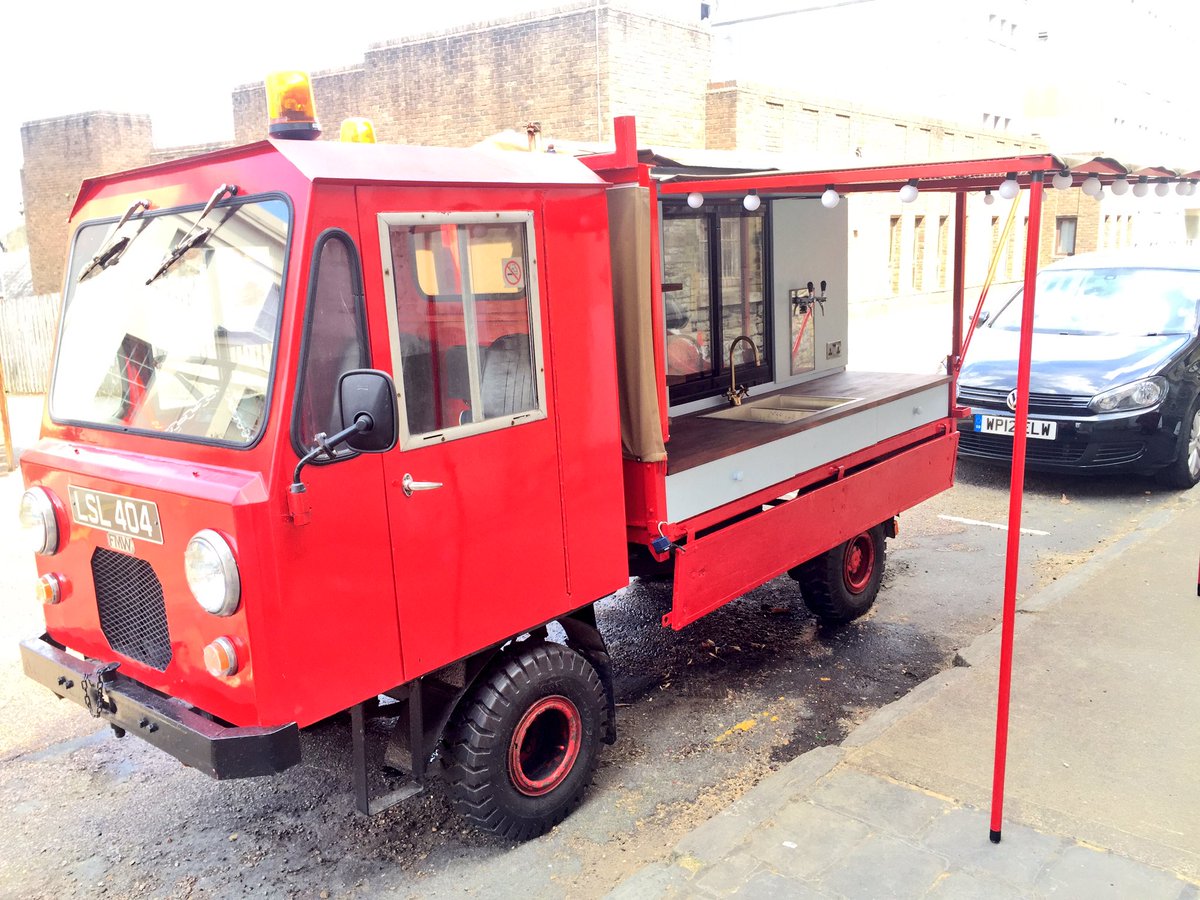 Here he it, last day of building today &amp; #thelittleredtruck is ready for action #bar #photobooth #mobilecinema #red