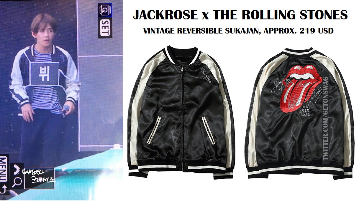 ジャックローズ ローリングストーンズ 袖レザー スタジャン 馬革