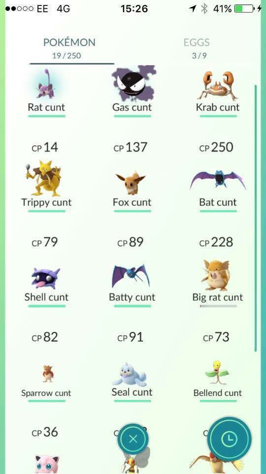 Pulse_Cxnt's tweet image. @L7Wolfgang gave all my Pokemon Aussie names