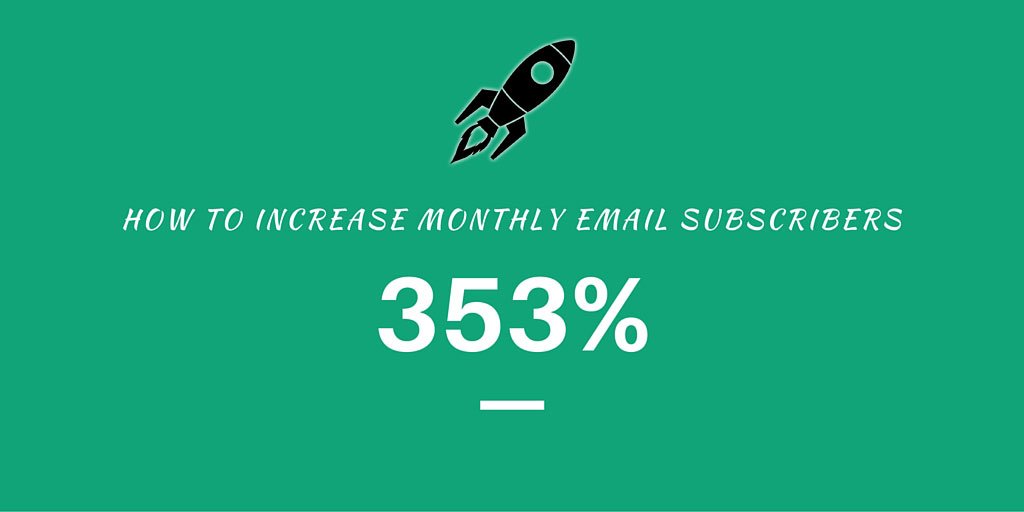 RobbieRichMktg's tweet photo. The simple formula that increased #email signups 353% https://t.co/p1TBvdOS2b https://t.co/Il1pQayT3N