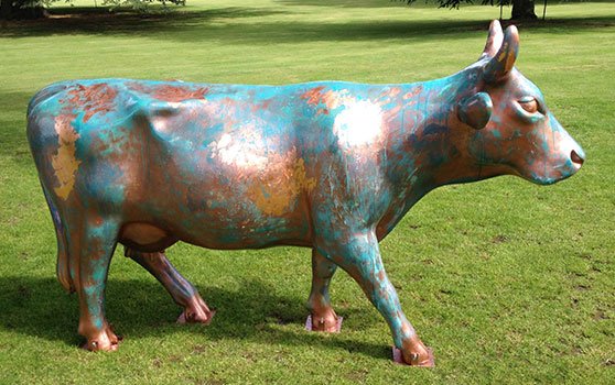 MeathCharity's tweet photo. The Mystery of ‘Cow Patina’. https://t.co/KacP2oymGZ | @CowParadeSurrey https://t.co/bXtyACTuhX