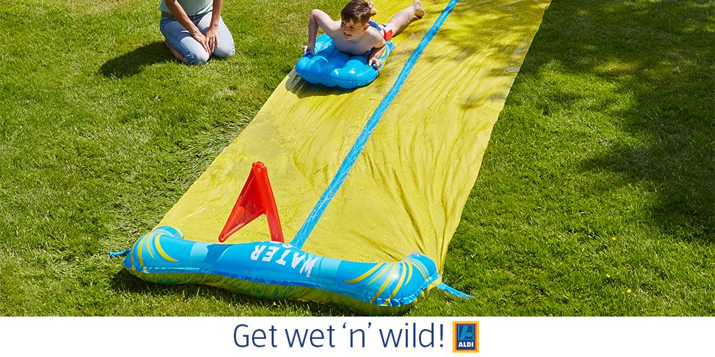 inflatable water slide aldi