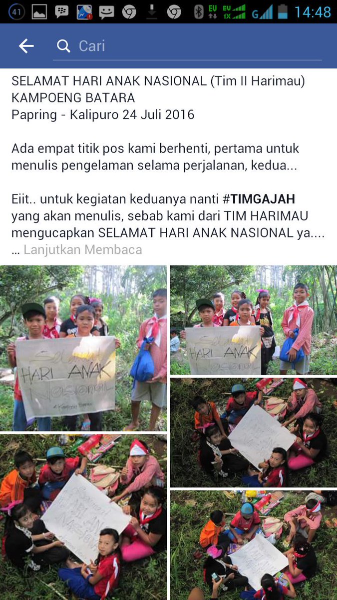 kampoengbatara's tweet photo. Selamat Hari Anak Nasional dr #timharimau @kampoengbatara @ipukfdani @sulihtiyono @DonasiBuku @KabBanyuwangi https://t.co/KIYiqvg4bj