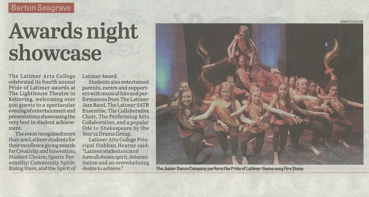 1_Pankhania's tweet photo. Great Article in Evening Telegraph #PrideofLatimer https://t.co/7JmFprT8eF