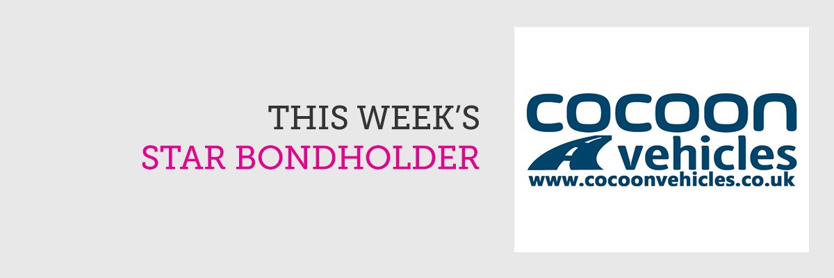 MarketingDerby's tweet photo. Our Star Bondholder this week is @cocoonvehicles https://t.co/bAb06NPn9W https://t.co/ChKDt6T2lM