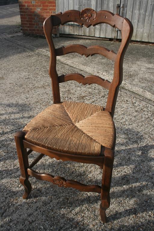 AntiqueTables1's tweet photo. A lovely set of 12 #antiqueFrench #ladderbackchairs with rush #seats.Read more:https://t.co/I6EQOSgidQ #chairs https://t.co/joTkuLRlPt