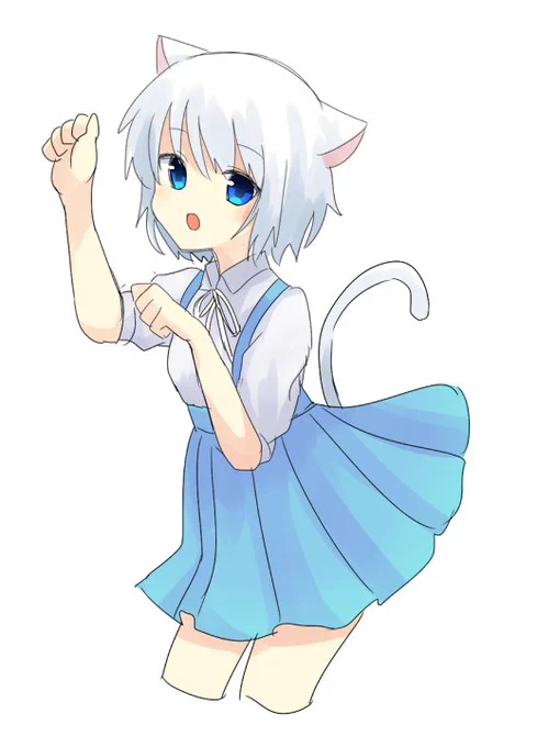 らくがきしろねこちゃん 
