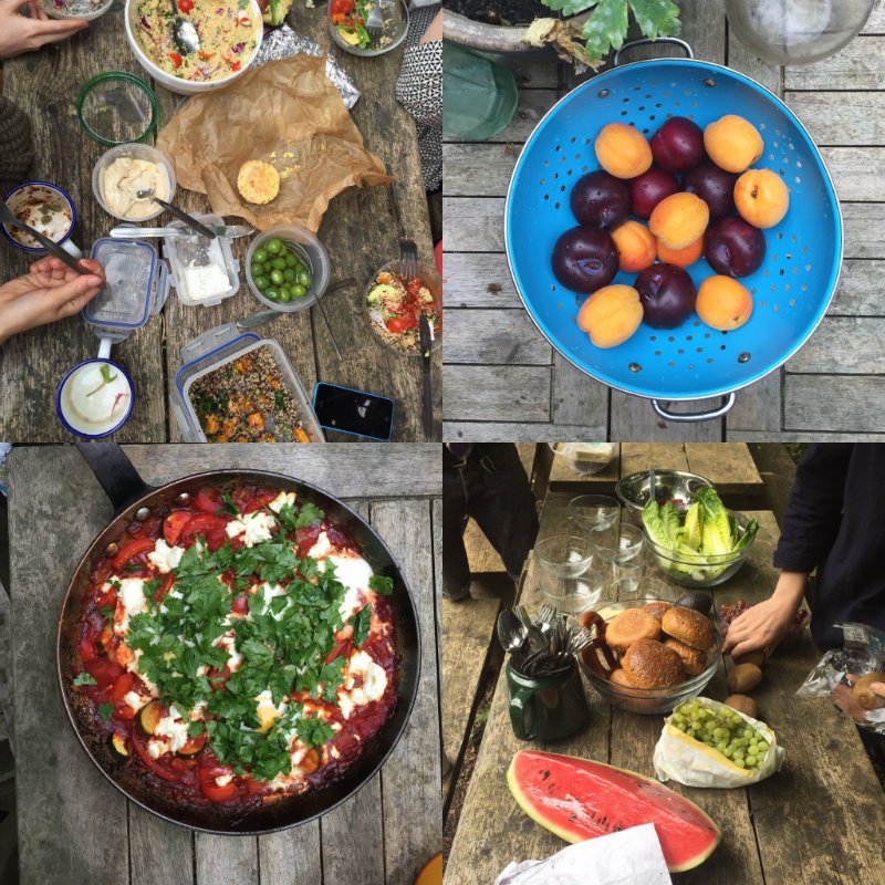 TheWellGarden's tweet image. A few details from the weekend's 'moveable' feasting. #yogifeast #picnic #sharedtable
