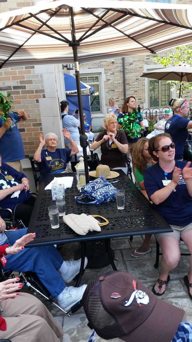 WoodBridgeHC's tweet photo. Notre Dame Pep Rally. #exploreNotreDame https://t.co/SHjA6LDfEv