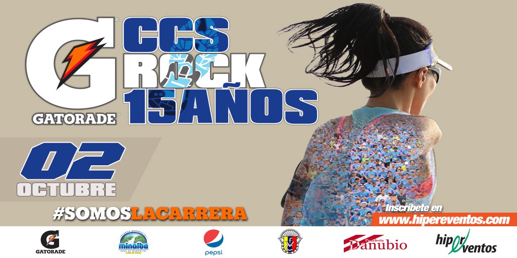 GatoradeVzla's tweet photo. |INSCRIPCIONES ABIERTAS| XV Edición #GatoradeCCSRock 2016 + Info @Hipereventos  -> https://t.co/jHRuWlqZoO https://t.co/IJTWyJOfY7