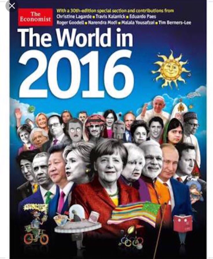 ersoyakif1's tweet photo. The Economist'in(Erdoğan'ın olmadığı) "2016'da Dünya" sayısında Papa'nın yanında gizlenmiş yüz kimi temsil ediyor?! https://t.co/GwrJUZJbh6