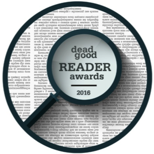 thebookseller's tweet photo. James, Bolton and "Galbraith" among Dead Good Reader Award winners:  https://t.co/Eag6EtYeOK https://t.co/Mt81gkWzAZ