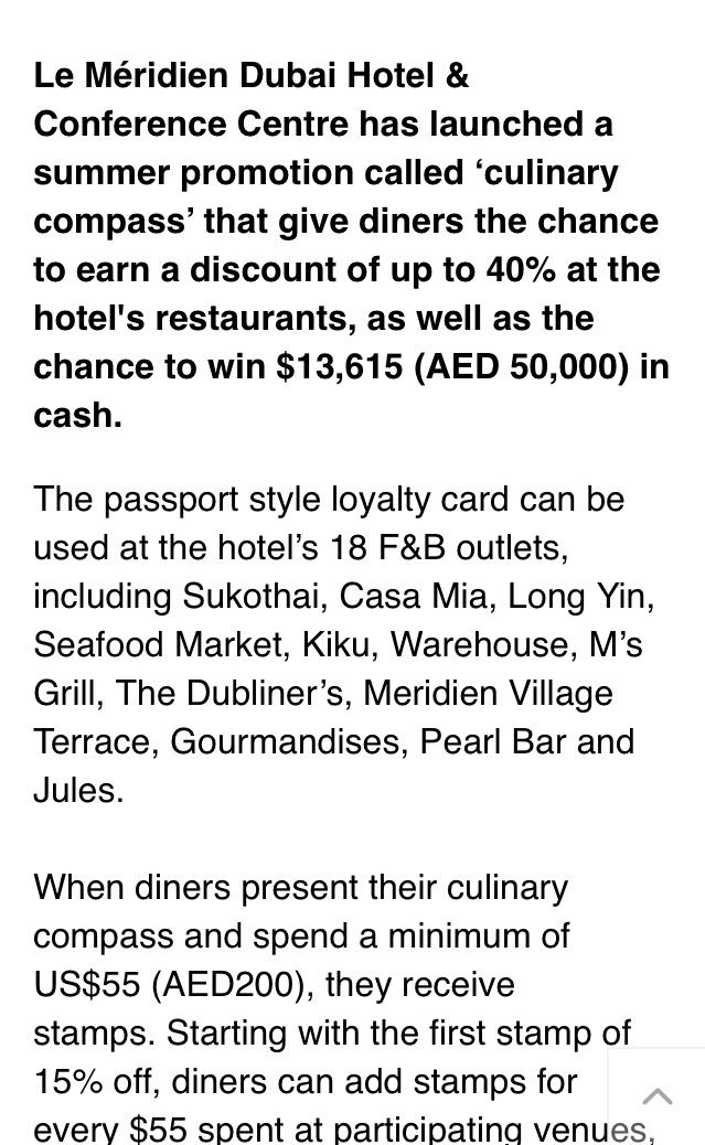 devnijh's tweet photo. Want to WIN Aed 50,000 @lemeridiendxb #LMDCulinaryCompass to know more log on to @HotelierME website https://t.co/QUVIWiPMpf