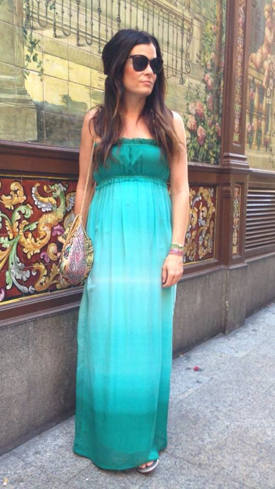 Malevosa's tweet photo. Vestido verde palabra de honor #castañodeindias. 
La nueva colección otoño-invierno es preciosaaaaaa♡♡ . https://t.co/KxEuKqgygn