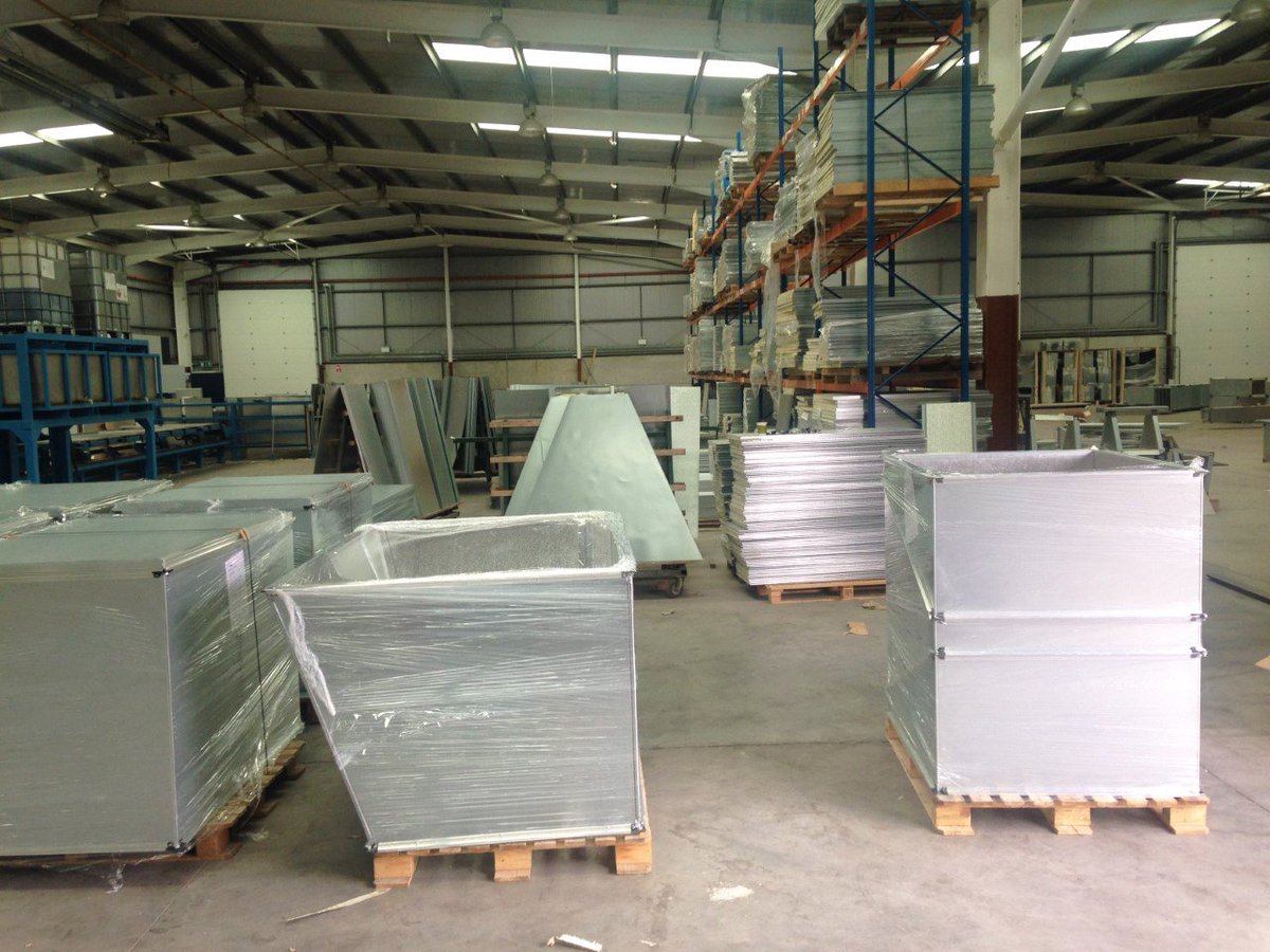 PanelDuct's tweet image. Assembled #panelduct for the new phase of @DigiPlex_ICT  Data Center in Sweden ready for delivery.#ductingsuppliers