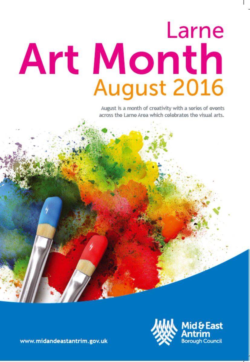 LarneMuseum's tweet photo. Get Creative this August! Try out some of the  workshops on offer leather work to watercolours in Larne next week. https://t.co/18NRi8KUli