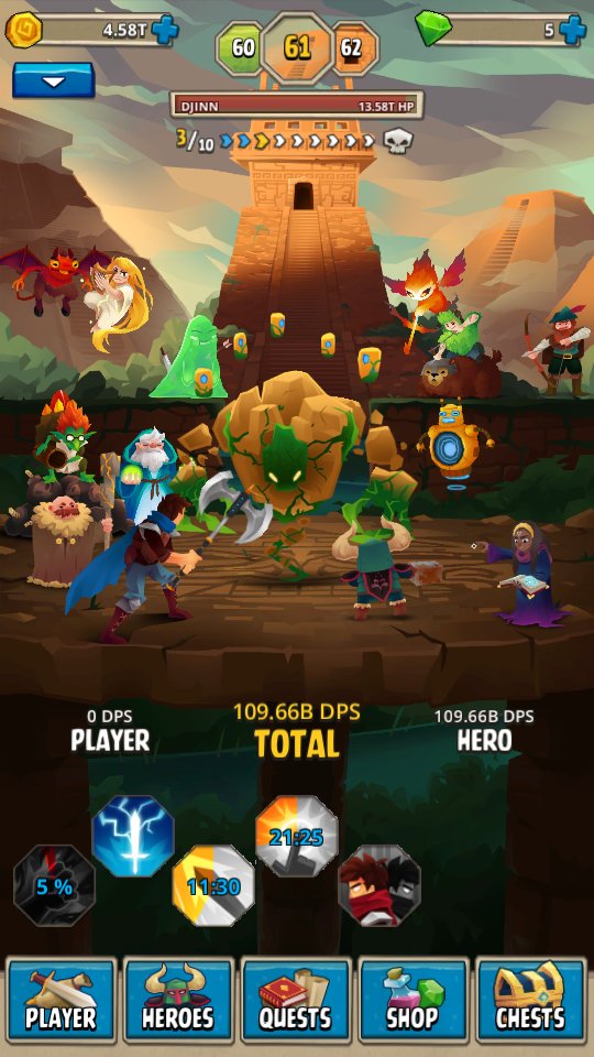 Just reached lvl 61 in Slash Mobs very addicting game thanks <a href="/DoubleJumpHQ/">DoubleJump</a> #SlashMobs