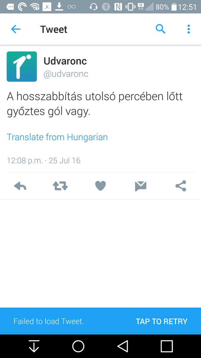 lacruise's tweet image. Ha szarul indul a napom, az @udvaronc mindig feldob.