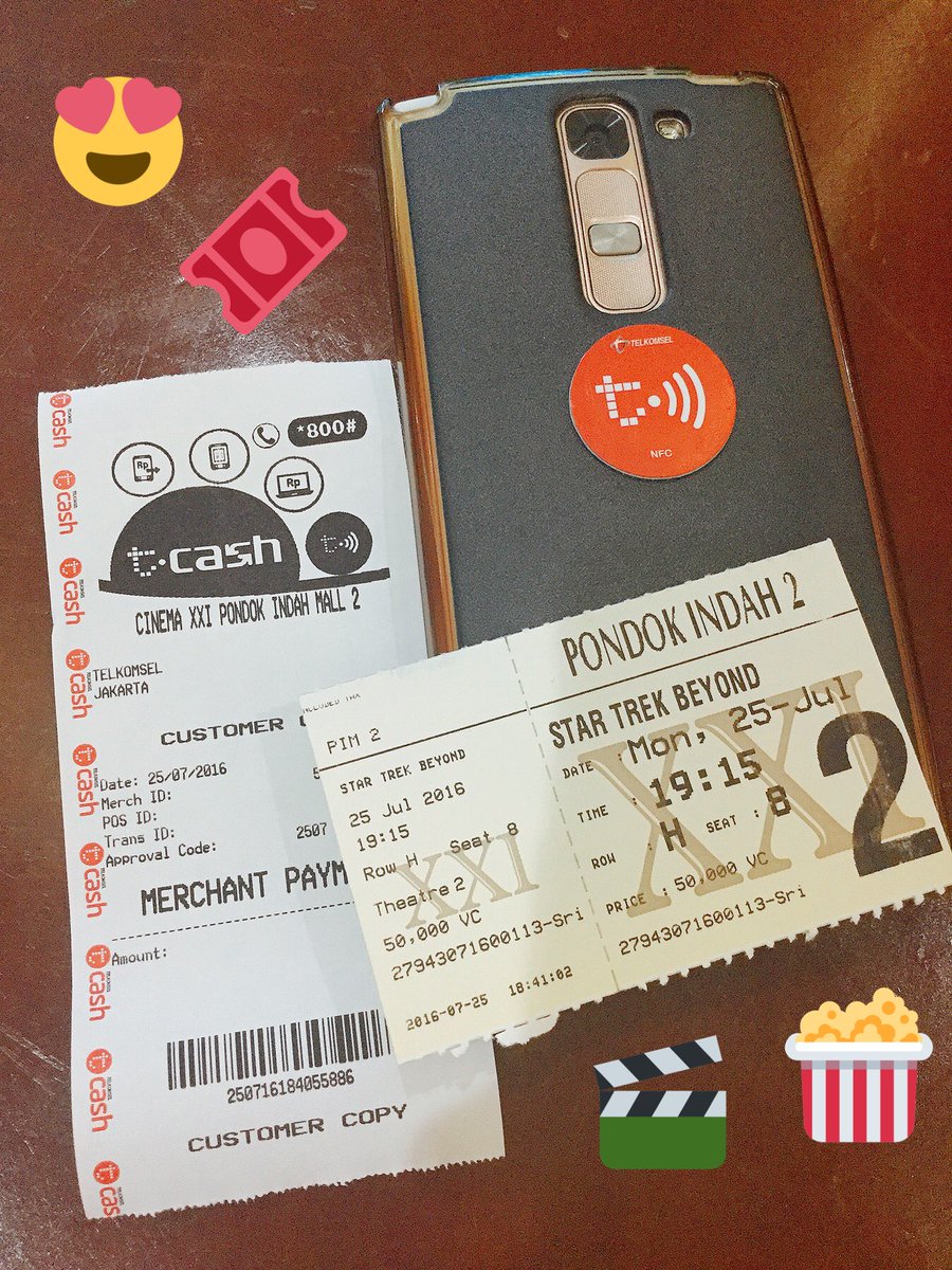 ramabravo13's tweet photo. Movie time~ 📽🍿🚀 @TCASH_ID #PakeTCASH 🎟 #StarTrekID https://t.co/0miTTKN5i1