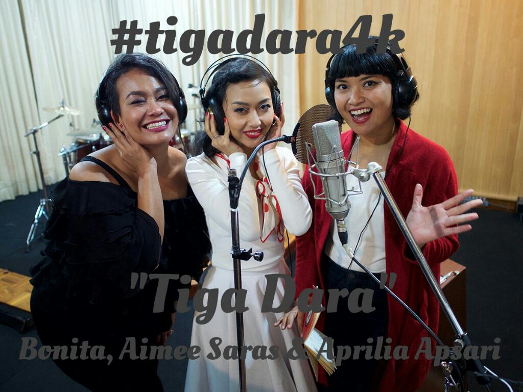 Lagu "Tiga Dara" skrng ud bs didengerin di radio FM favoritmu joorrss... #tigadara4k