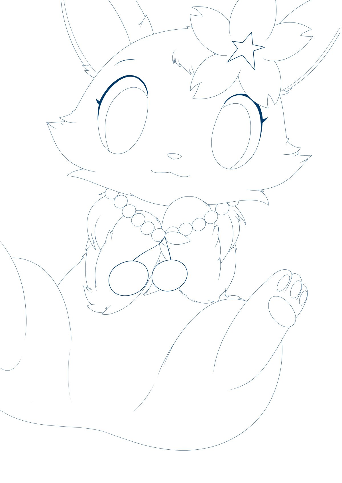 クロージュー On Twitter Ruby Lineart Done Jewelpet ジュエルペット