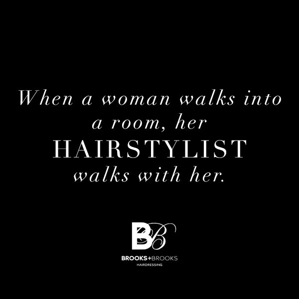 How true this is. Book your appointment today - 02074 058111
#BrooksHair