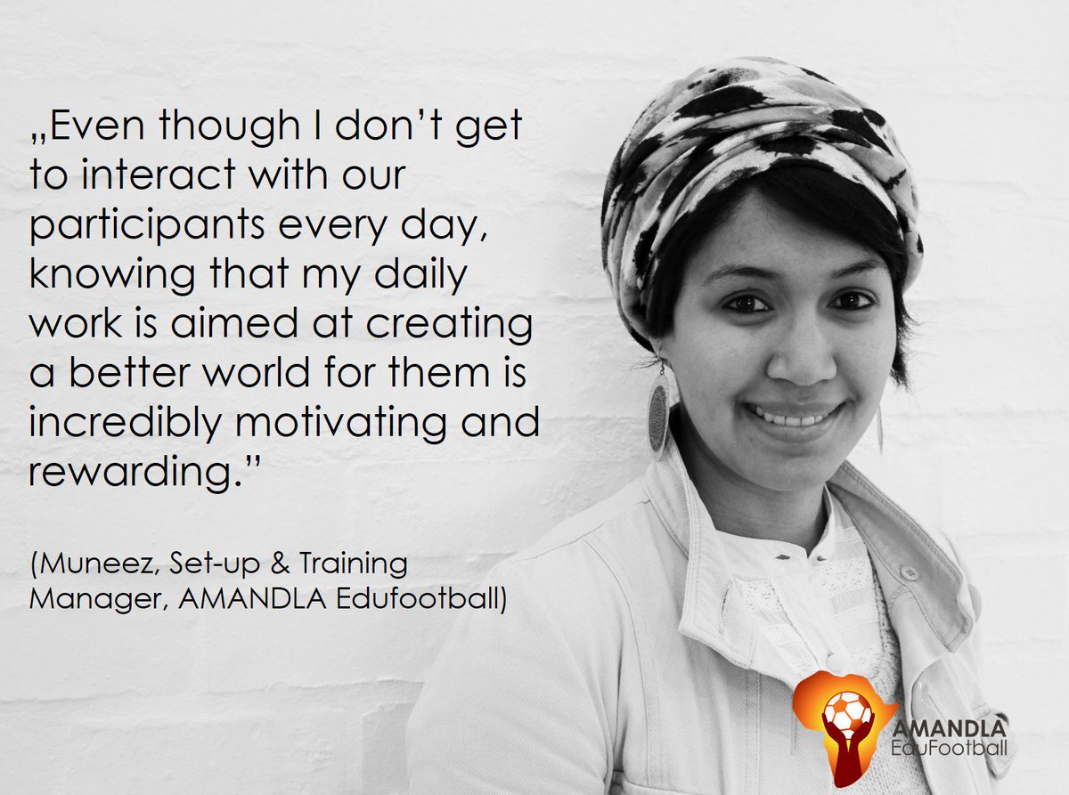 amandlaSE's tweet photo. #MondayMotivation: Meet Muneez from #teamAMANDLA and how she feels about #ChangingLives! https://t.co/GzHg4kyCXU https://t.co/DVbNY3x3hR
