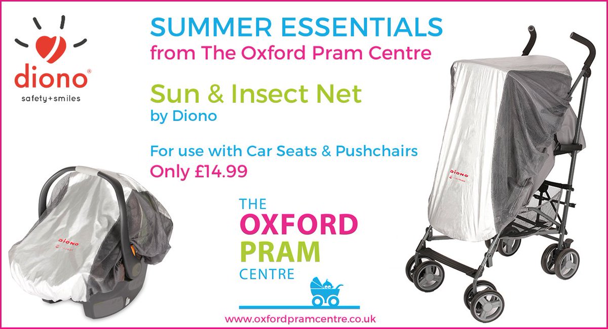 The Diono Sun &amp; Insect Net - Perfect for protecting baby on holiday or sunny days - more at oxfordpramcentre.co.uk/diono-sun-and-…