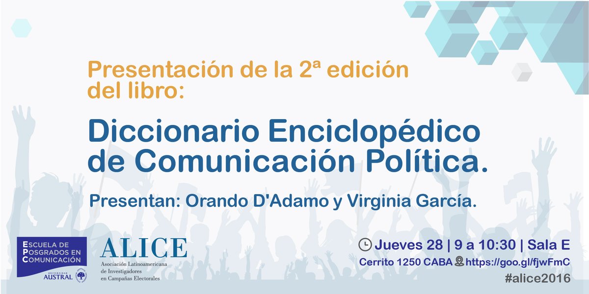 EPCaustral's tweet photo. Organizá tu semana para asistir a @ALICE_compol. Aquí te dejamos la agenda completa: https://t.co/olhCEPoAhO #ComPol https://t.co/aTeWOWLriR