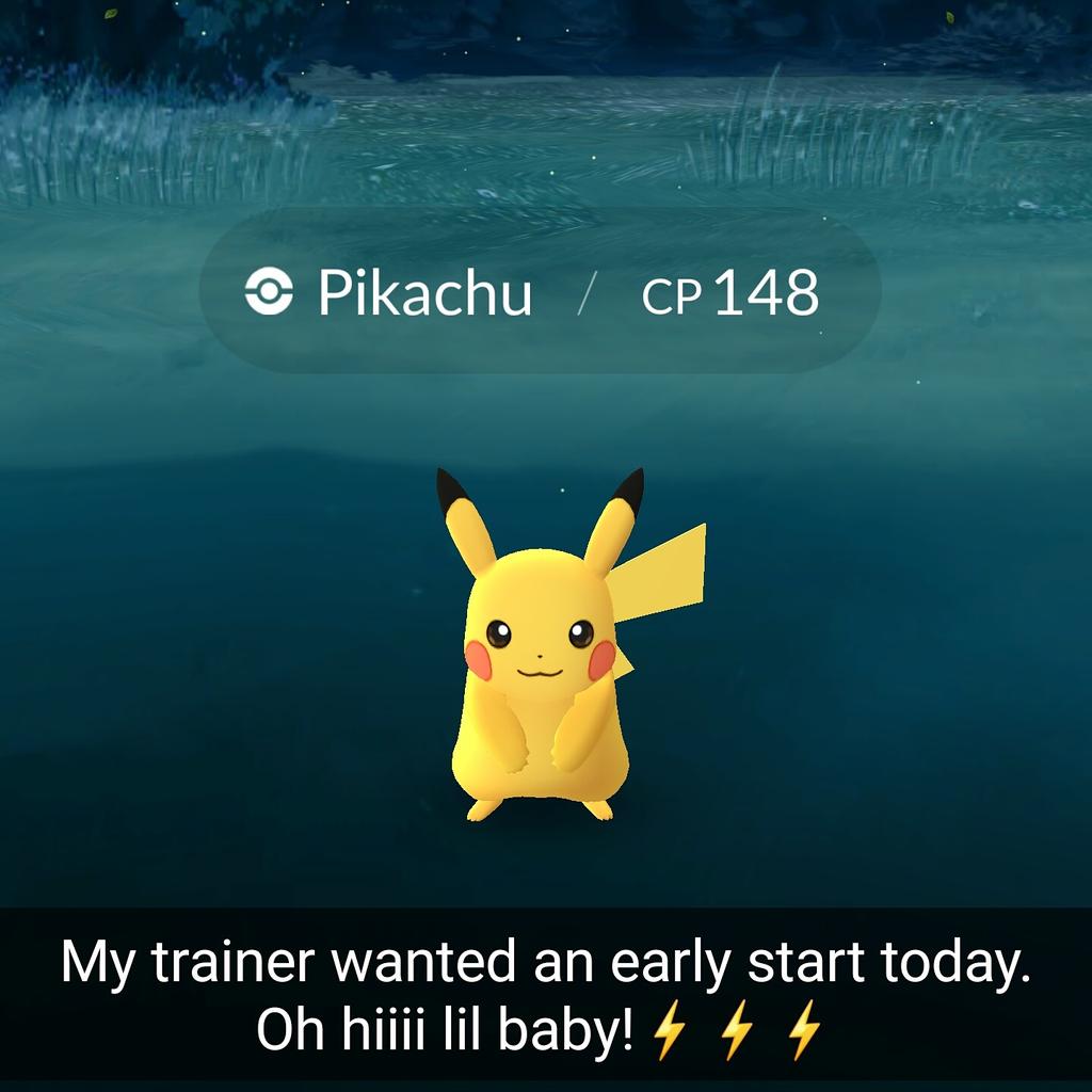 melloskitty's tweet photo. Gooooood morning.💛💛💛☇☇☇
#pikachu #iseeyou #pokemon #pikaaa #hibaby #pokemongo #ichosethislife https://t.co/Yv4rvu4fXY