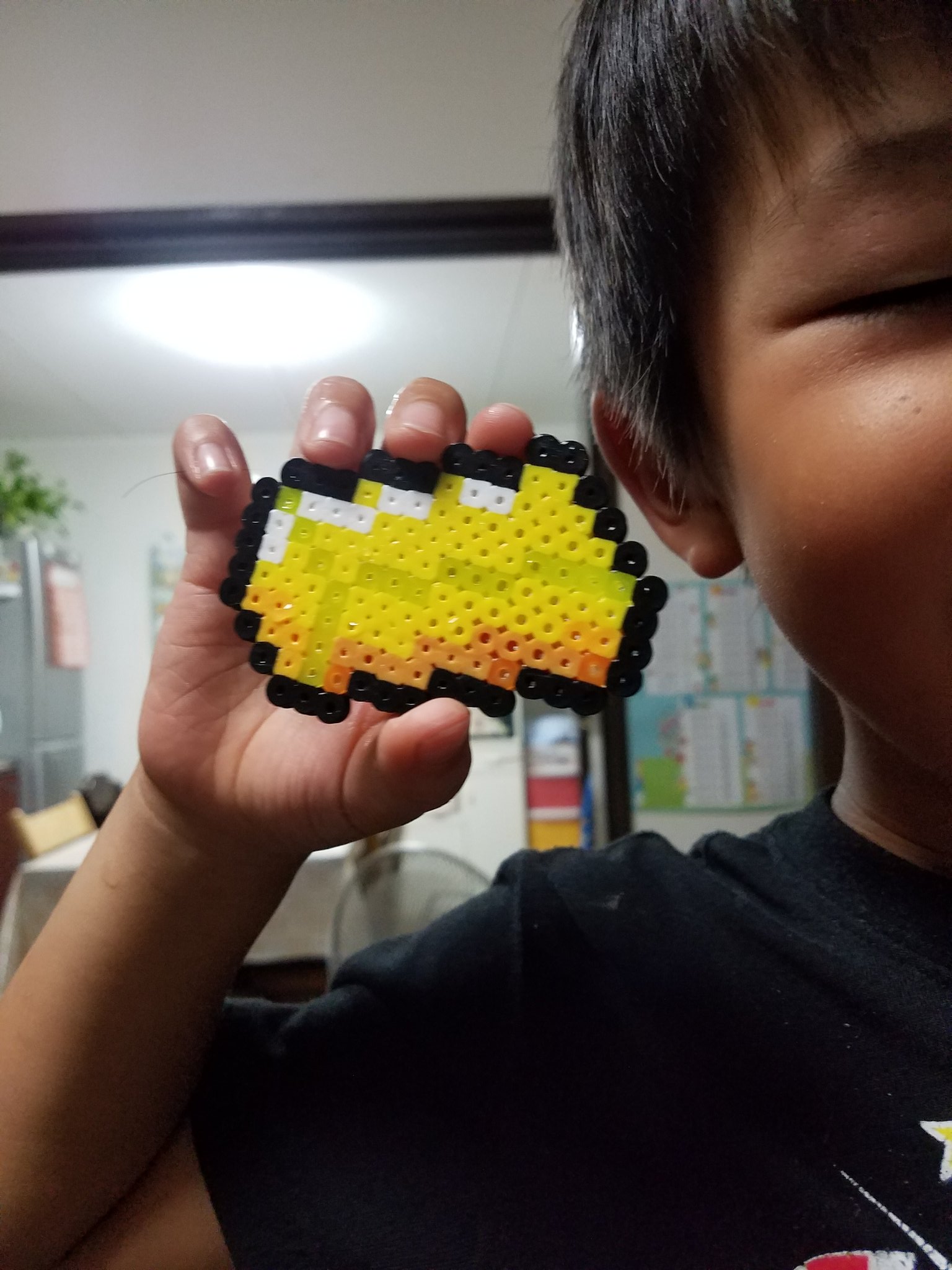 Takatronix アイロンビーズ作りにはまっている息子 マイクラの金インゴットとスライム 立体 Takatronix アイロンビーズ作りにはまっている息子 マイクラの金インゴットとスライム 立体