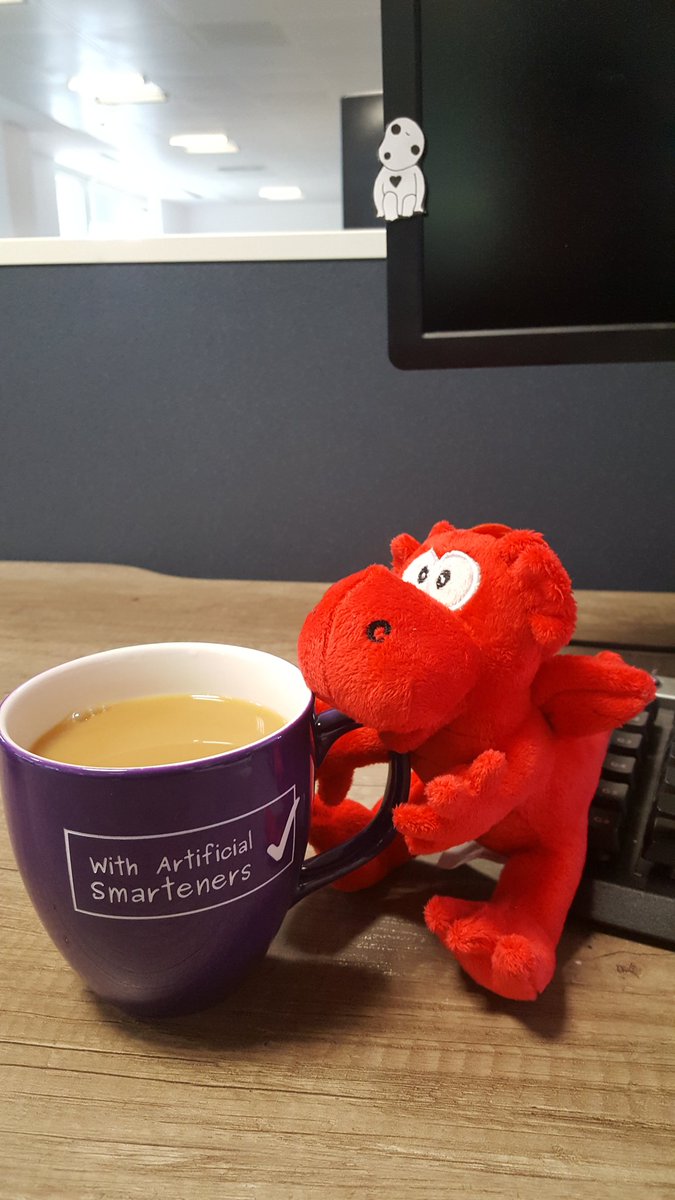 My desktop dragon loved the artificial smarteners, thanks <a href="/nuclai/">nucl.ai Conference</a> !