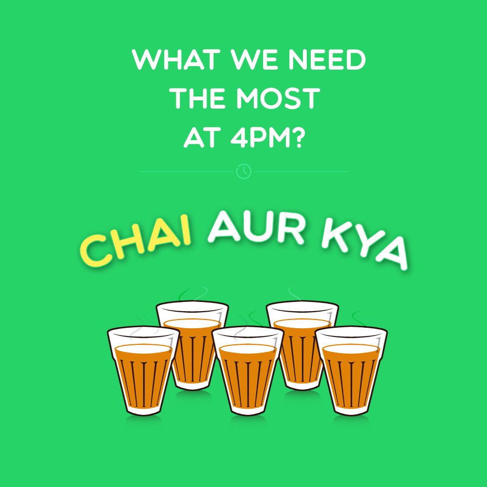 hashvash's tweet photo. 4 o'clock essentials!
Eyes on clock,brain @ d screen..Coz it's #chai time
#DailyEssentials #design #HashCulture https://t.co/3jv5B5ufXu