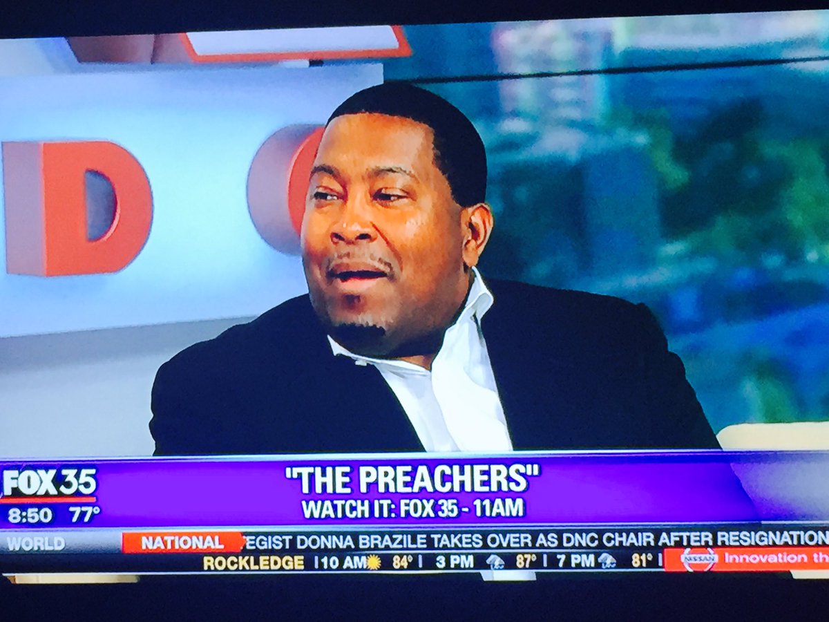 edeweysmith's tweet photo. Honored to do a @preacherstalk interview w/ &amp;Fox35Amy TODAY in Orlando!  She's very sweet!  Thx Amy! #ThePreachers https://t.co/q2G8ugVbzC