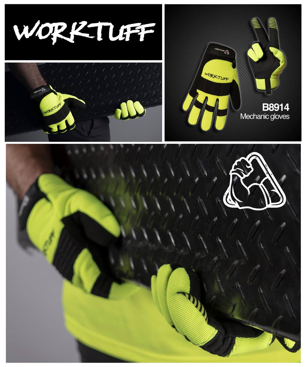GroupeBBH's tweet photo. Discover our new Hi-vis Mechanic Gloves ... #gloves #hivis #mechanicgloves #worktuff #news https://t.co/nO5tgN7AJR
