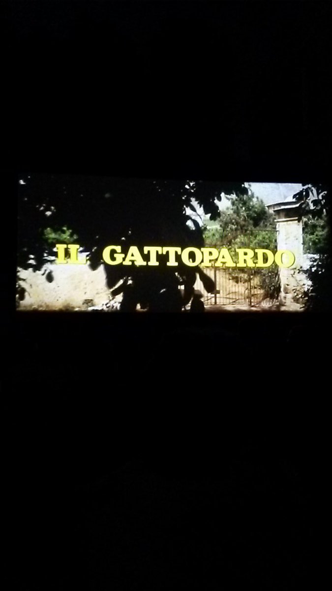 ninaborel's tweet photo. Now showing at #basilicasantacroceingerusalemme #ilgattopardo by #luchinovisconti. An #Italianmasterpiece https://t.co/79ibFYKkDr