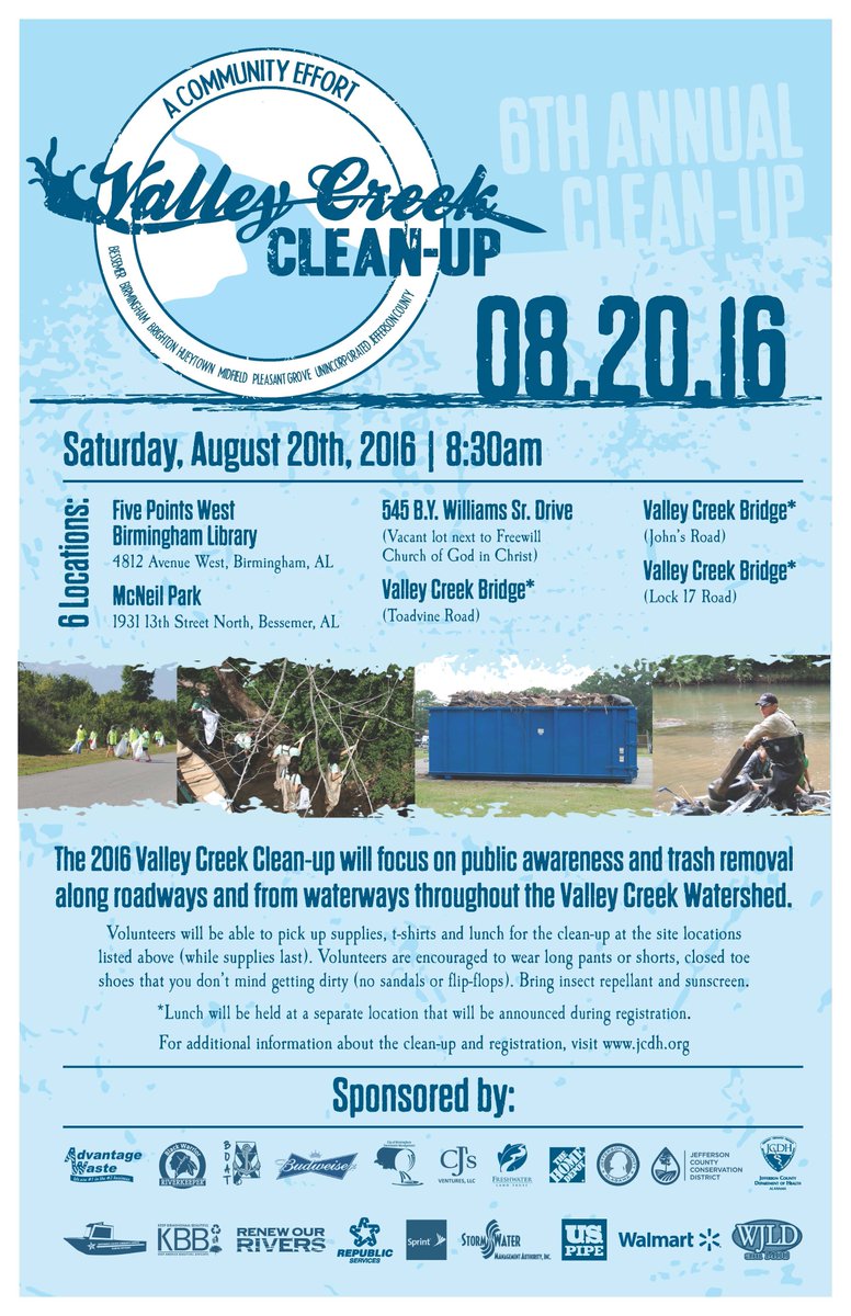 Join us and many other #GoodAmericans for the August 20 Valley Creek #Cleanup! Registration: wpd.jcdh.org/sites/swp/Site…