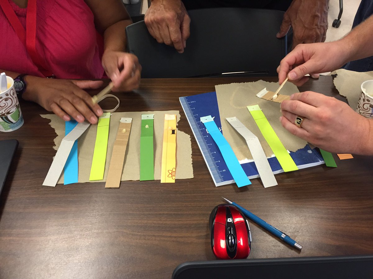 Mrsklgarcia's tweet photo. Teachers doing some chemical engineering at SDSU #PLTWCT2016 https://t.co/KozR4qPSr6