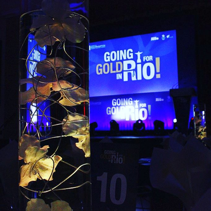 TableArtUK's tweet photo. New additions to Instagram: images from last week's Rio send off @BritishJudo hosted by @wlv_uni #FlowerFloat https://t.co/C40KyVfQ44