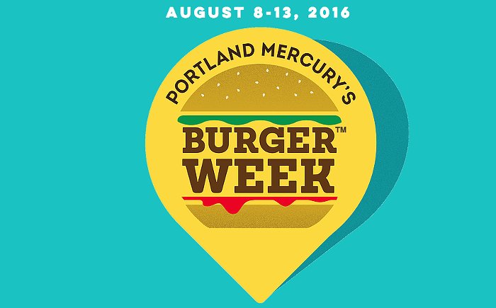 portlandmercury's tweet image. Sorry, cows. #PortlandBurgerWeek returns August 8-13. Here are the 2016 burgers. portlandmercury.com/burger-week-20…