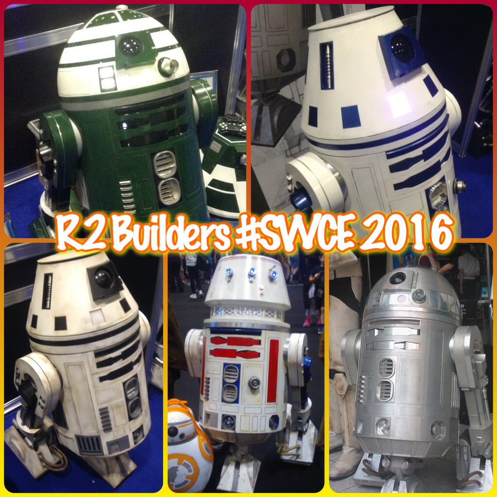 JamesR5D4's tweet image. Some of the droids from #SWCE #SWCEPics wanna building your own? Check out astromech.net