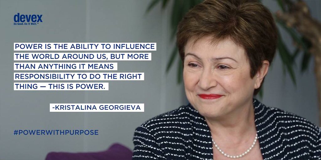 .@devex profiles  @KGeorgievaEU for #powerwithpurpose - 'The Global Humanitarian' pages.devex.com/power-with-pur…
