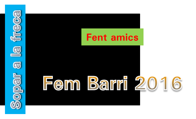 avguixeres's tweet photo. Fem Barri 2016 https://t.co/4FVTQO81zV https://t.co/3GCzL24FLO