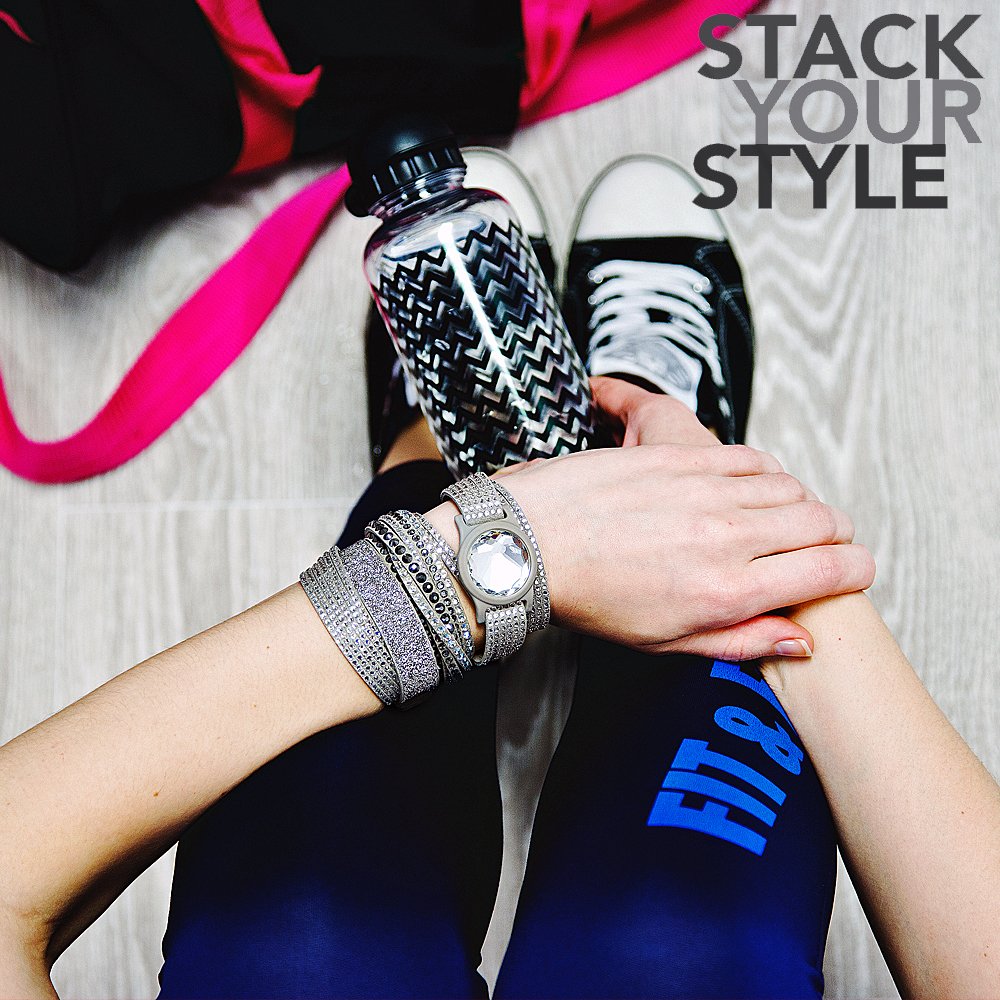 House_OfWatches's tweet image. Pretty stack for the sporty with @thejewelhut &amp;amp; @SwarovskiUK. thejewelhut.co.uk #StackYourStyle