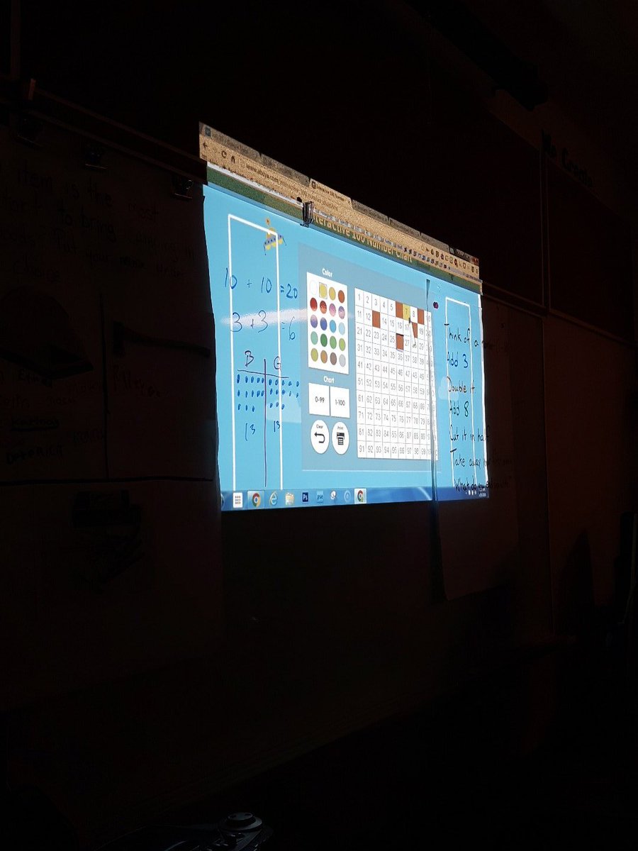 JenniferBos1's tweet photo. Jayden the Jester is coming so why not work on some numbers tricks using an interactive 100 chart!! #campstclair https://t.co/4tAeUX7jY4