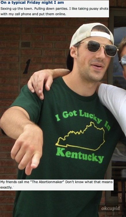 OKCupidmen's tweet photo. Watch out Kentucky #shitokcupidmensay https://t.co/KHWoKR4wHN