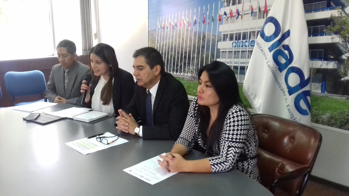 OLACDEORG's tweet photo. Palabras de la Directora de Integración de OLADE. Inauguración #PDEPE @Lourdes_Pillajo @polyenergy #OLADE https://t.co/UdFYpJLdLD